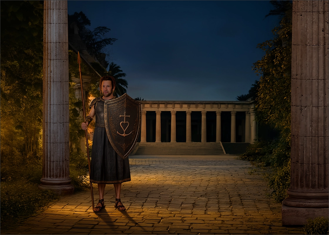Cees Heijdel - Bij de Tempel. Het Schild van de Heilige Liefde - 